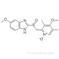 5-METHOXY-2 - [((4-METHOXY-3,5-DIMETHYL-1-OXIDO-2-PYRIDINYL) METHYL) SULFINYL] -BENZIMIDAZOLE CAS 176219-04-8